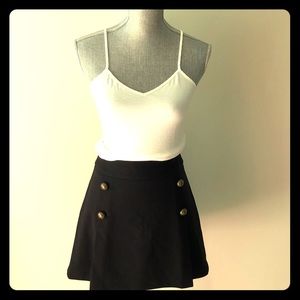 Express black mini skirt